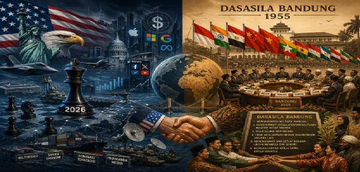 Strategi Hegemoni AS 2026 vs Dasasila Bandung 1955